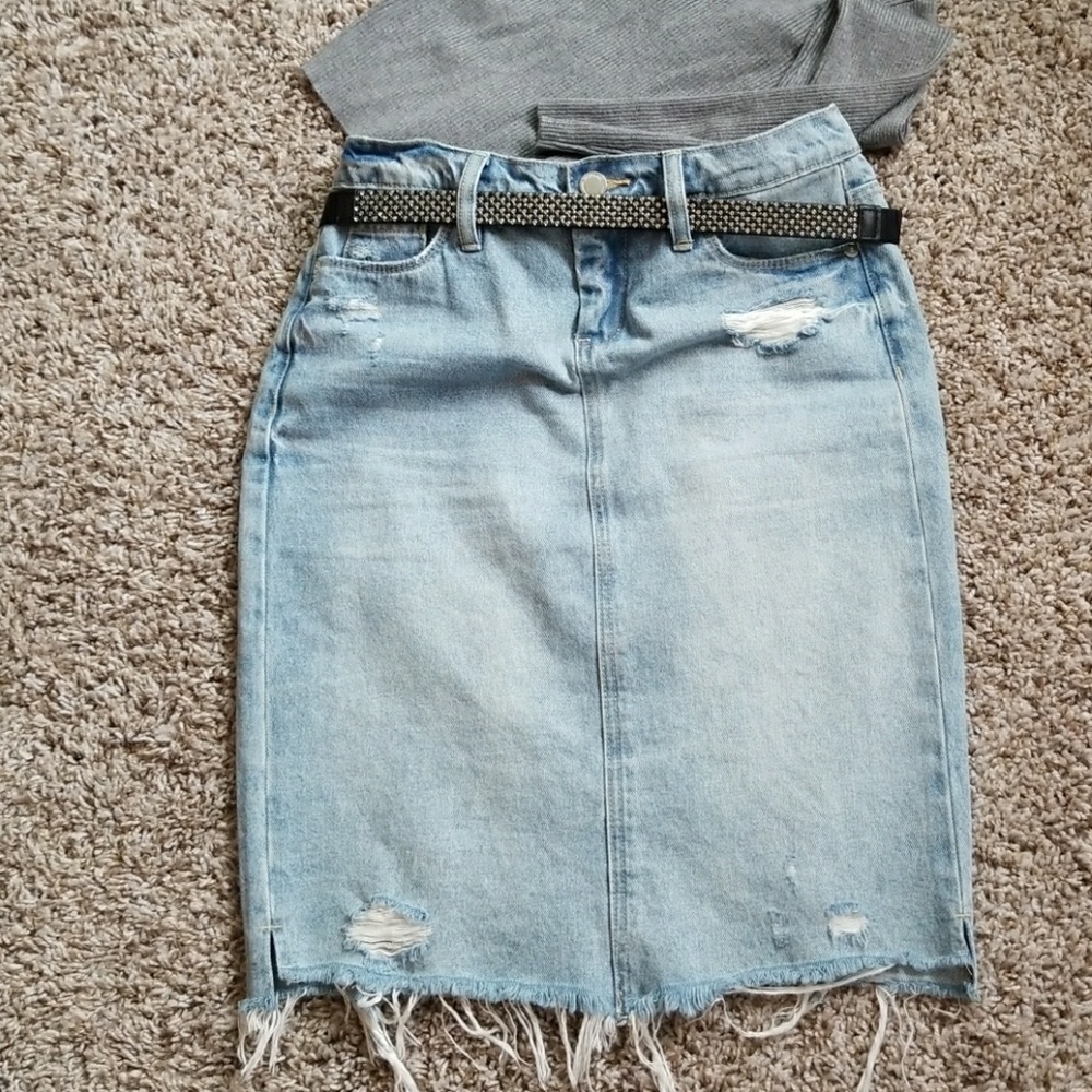 Jeans destroyed very stylish skirt - Picture 2 of 8